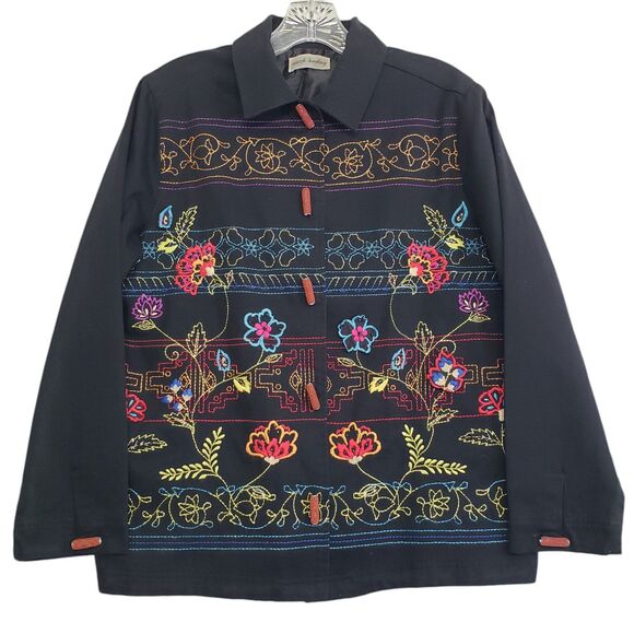 Marsh Landing Woman's Beautifully Embroidered Blazer, Est. Size Medium - Picture 1 of 10